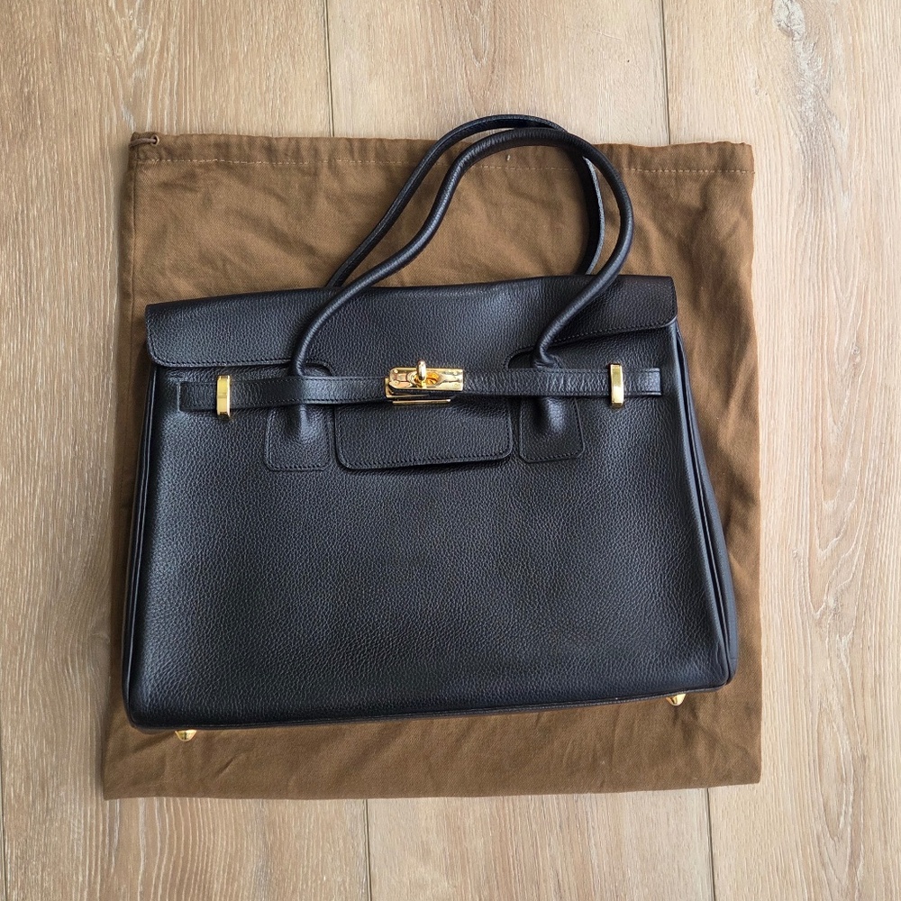Sabatier Leather Top Handle Bag
